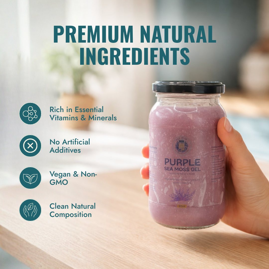 Purple Sea Moss Gel